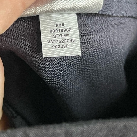 NWT Vince Women’s XL Pleated Front Straight Leg Linen Blend Black Pull On Pants - Picture 14 of 16